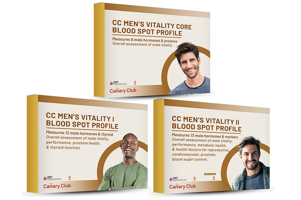Canary Club Men's Vitality Hormone Profile Suite Canary Club Men's Vitality Hormone Profile Suite