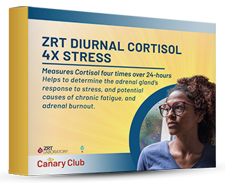 Diurnal cortisol 4x adrenal stress test